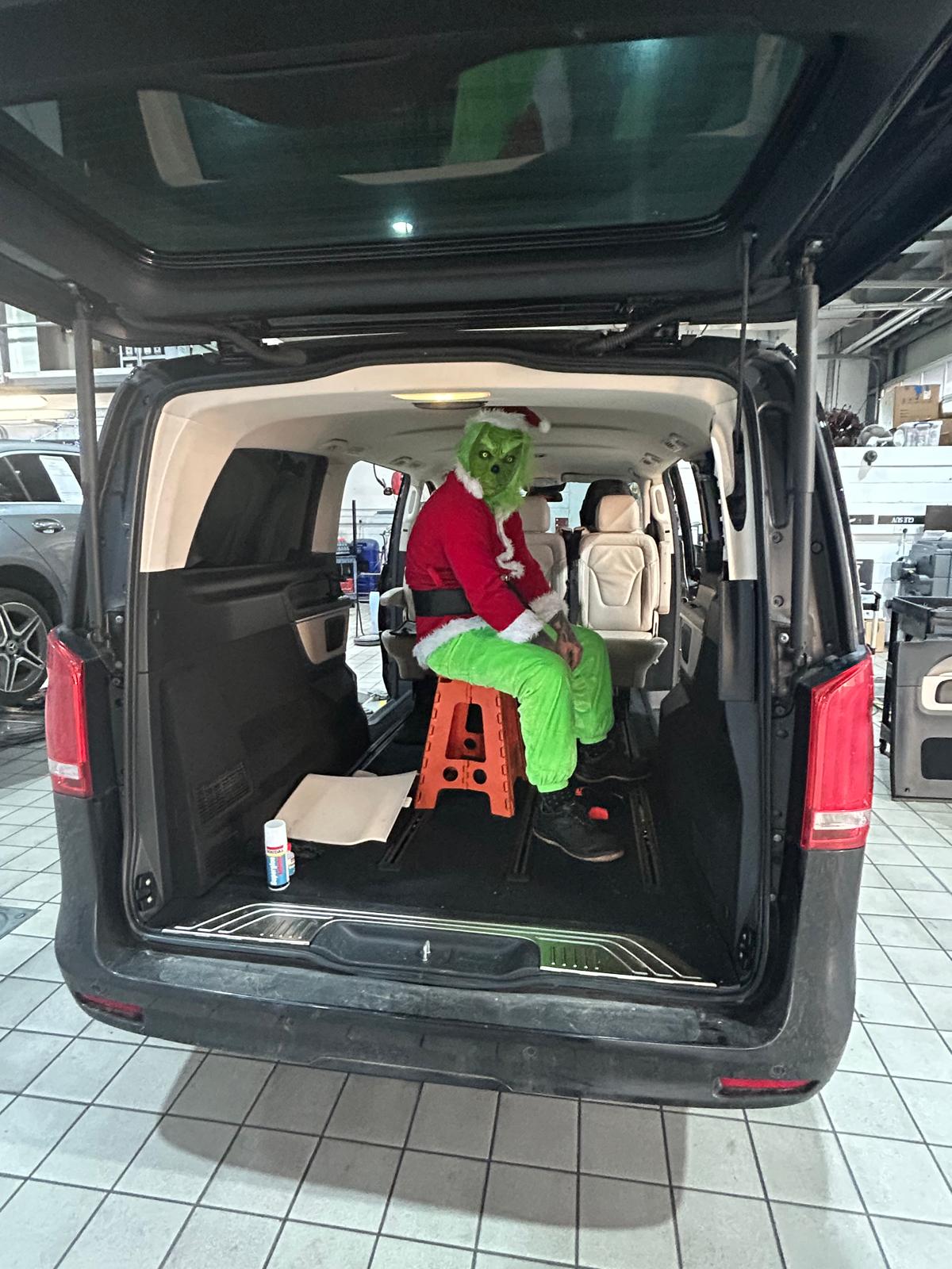 Festive Fleet Care: When the Grinch Tried Our V-Class (and Mercedes of Portsmouth Saved Christmas)
