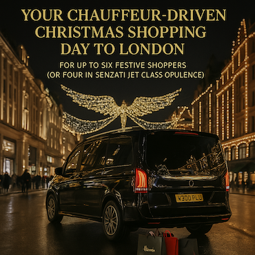 “Experience the magic of London’s festive season — in comfort, style, and chauffeur-driven luxury.”